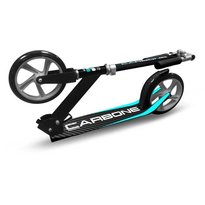 200mm adjustable folding scooter with kickstand - SKIDS CONTROL CARBON - JK525200