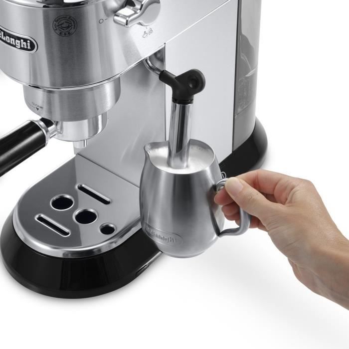 Classic espresso machine - Delonghi EC685.M Dedica Style - stainless steel