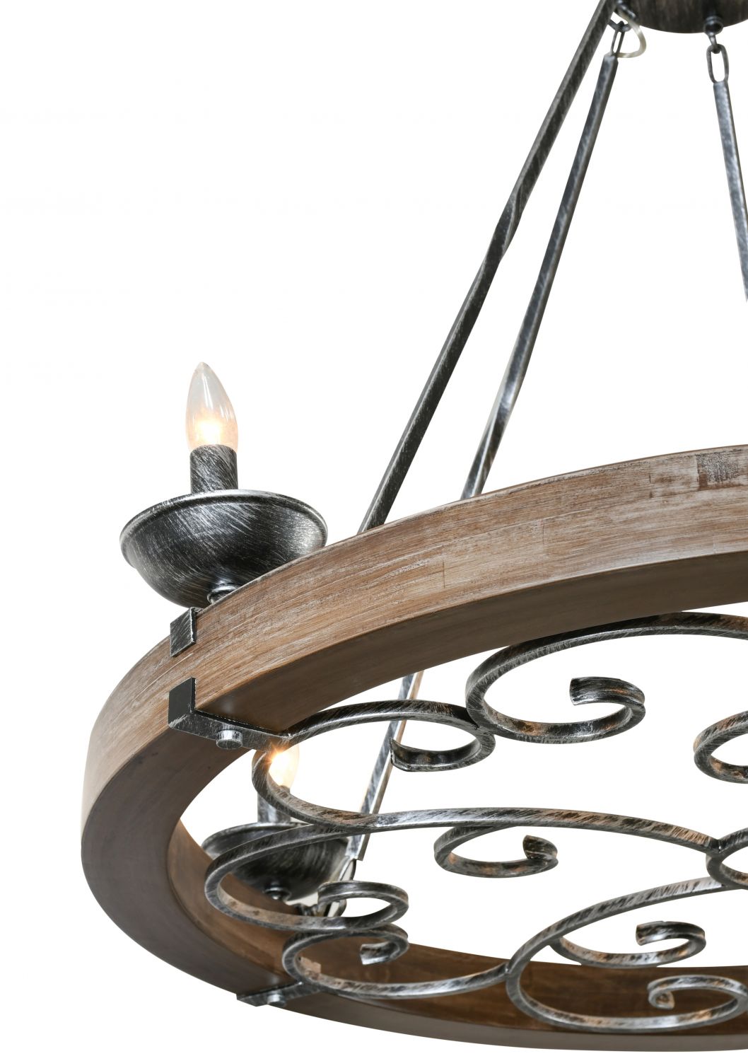 Ridge Line 38" Chandelier