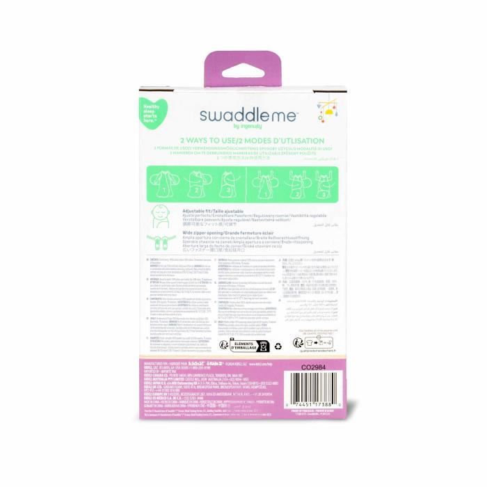 INGENUITY, Swaddling Bag, Lunes sleeping bag, for mid-season TOG 1. Adjustable from 3 to 6 months, Oeko-Tex certified