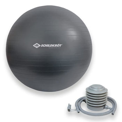Exercise ball - SCHILDKRÖT - Fitness and Yoga - Diameter 75 cm - Pump included