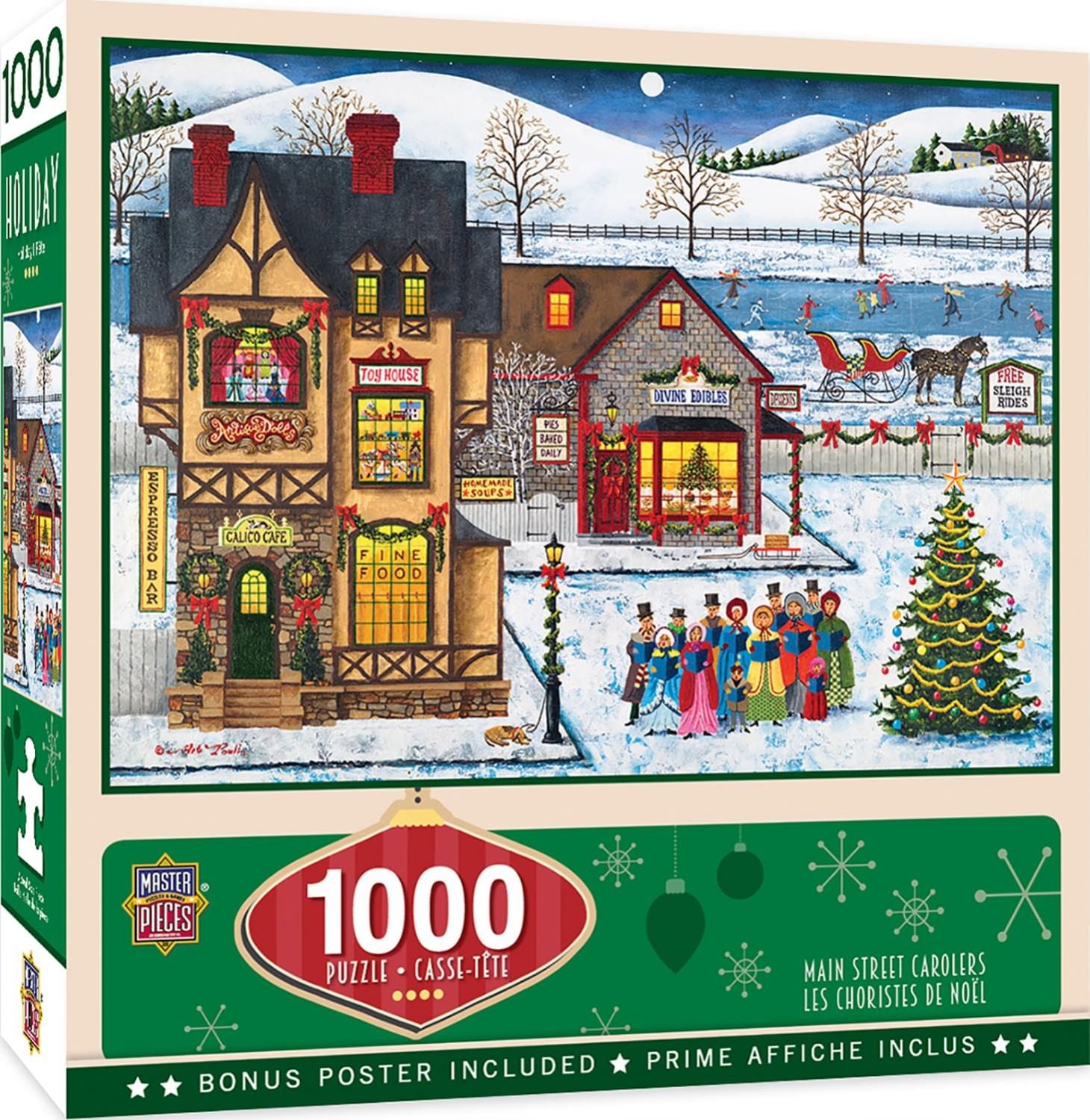Main Street Carolers 1000 Piece Jigsaw Puzzle