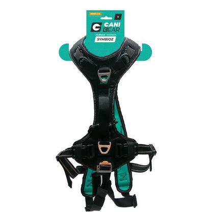 Dog harness - SYMBIOZ - S - Black / Blue