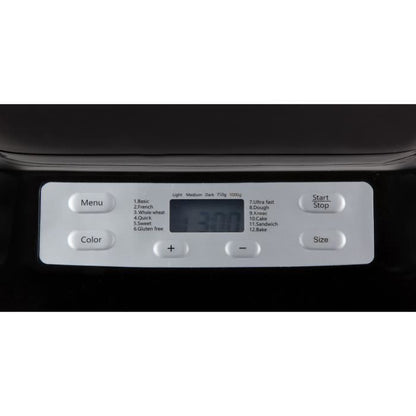 DOMO - Automatic bread maker - B3974 - 12 programs - Timer programmable up to 13 hours - Black