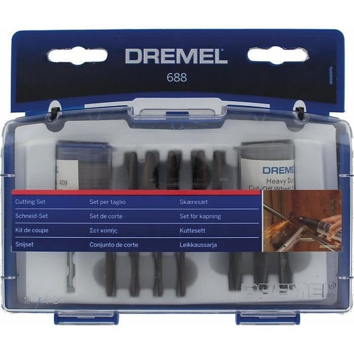 Box 69 DREMEL 688 accessories (cutting box and cutting for multi-purpose tools)