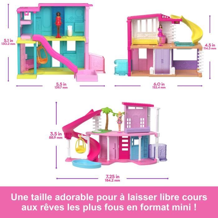 Barbie-Dollhouse Mini-BarbieLand-House and accessories sets HYF44