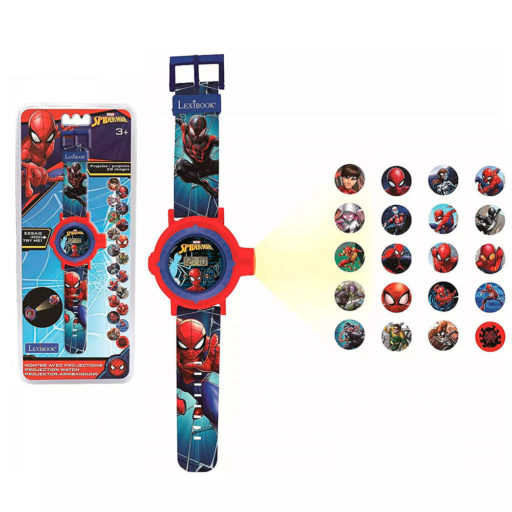 Marvel Spiderman Digital watch projections
