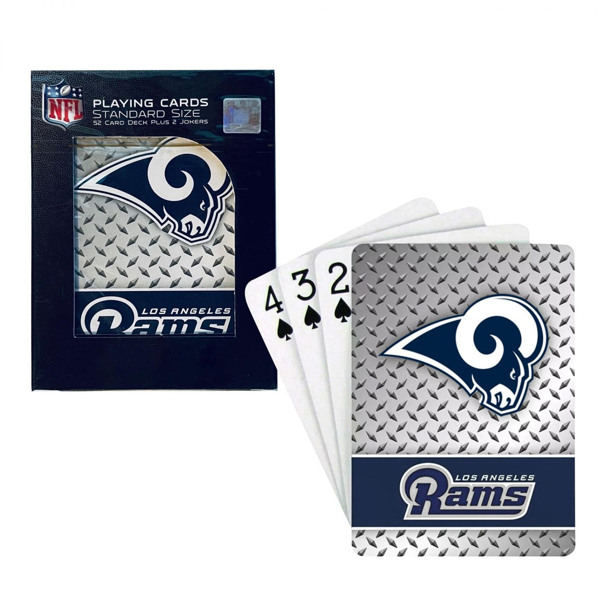 Los Angeles Rams (Old Logo) NFL Diamond Plate Playing Cards
