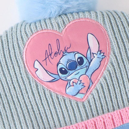 Disney Stitch winter set snood hat gloves