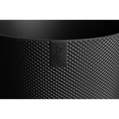 Flower pot - Elho - Jazz Round - Black - Ø 26 x H 24 cm - Indoor - 100% recycled