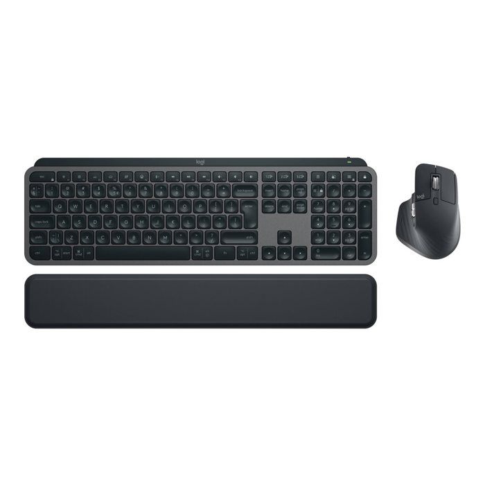 Wireless Keyboard - LOGITECH - MX Keys S Combo - Bluetooth - Backlit - Silent keys - Graphite