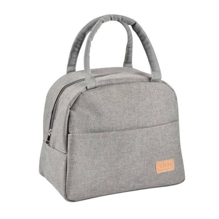 BEABA, Heather Gray Insulated Lunch Bag
