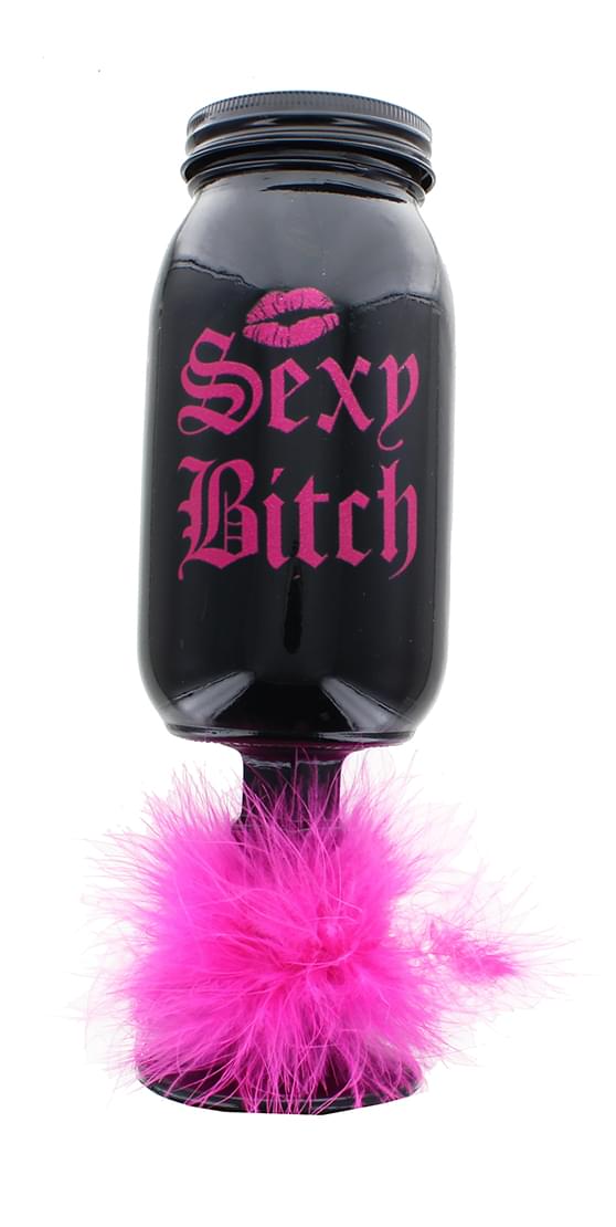 Sexy B@#ch Ceramic Goblet Jar