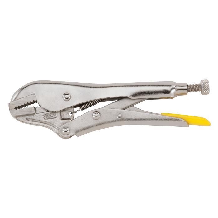 STANLEY Locking pliers with straight beak 225mm