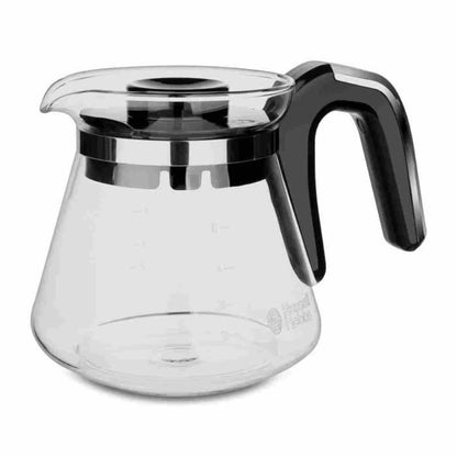 Russell HOBBS 24210-56 CAFETIERE filter 625ml compact home, fast coffee in 7 minutes, spoon pod, warm support - brushed stainless steel
