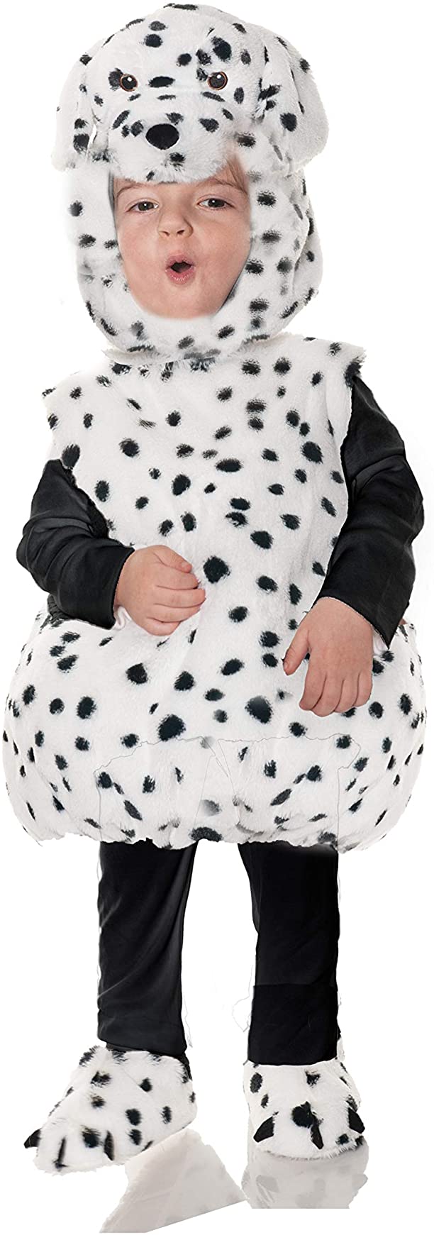 Dalmatian Puppy Plush Belly Babies Toddler Costume | X-Large (4-6)