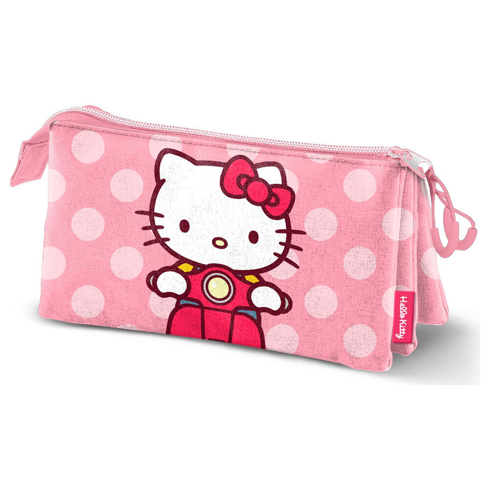Hello Kitty triple pencil case