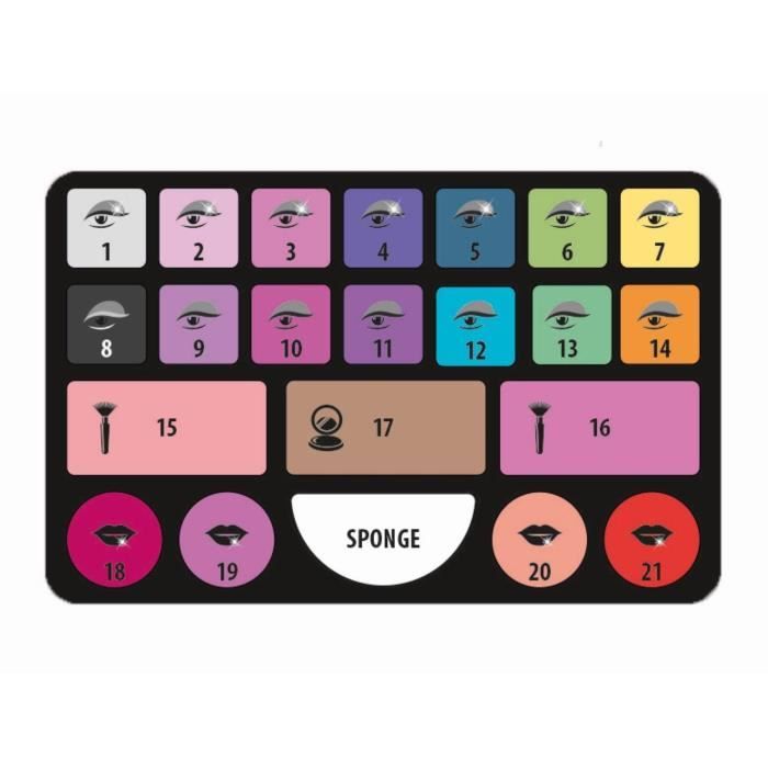 Clementoni - Makeup workshop - Make-up studio - Dedicated application - Crazy Chic