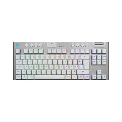 Gaming keyboard - wireless - Logitech G - G915 TKL X - Tactile switch - AZERTY - White
