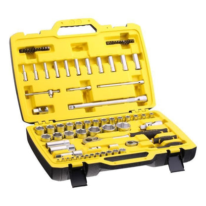 1/4 and 1/2 Stanley - FMMT82826-1 socket set with ratchet and fatmax length - game of 81 pieces