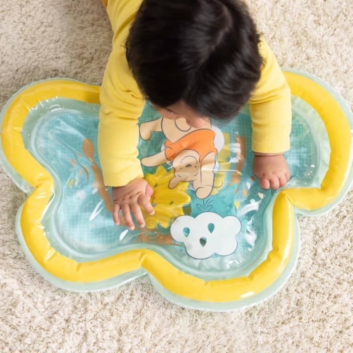 DISNEY BABY -WINNIE- Baby water mat, sensory and educational game, inflatable, easy to clean, foldable, from birth
