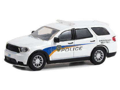 2017 Dodge Durango "Kennedy Space Center (KSC) Security Police Traffic Enforcement" White with Graphics "Hobby Exclusive" Series 1/64 Diecast Model Car by Greenlight