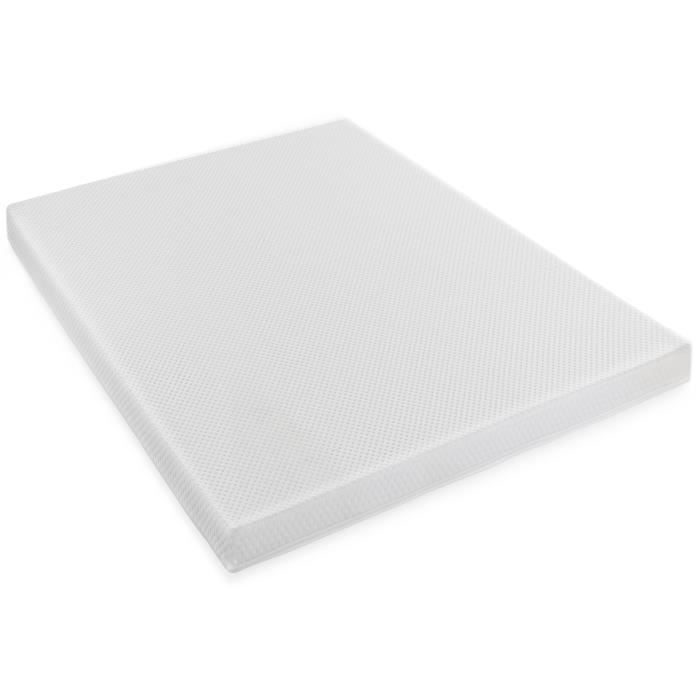 Mattress topper 140x190cm - Tri-technology 7cm - DEKO DREAM