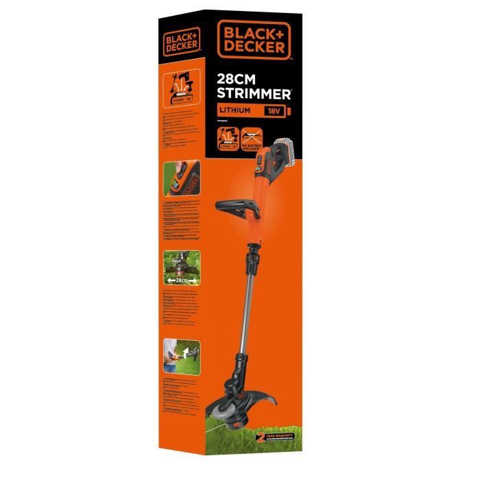 BLACK & DECKER Cordless String Trimmer STC1820PCB-XJ - 18V