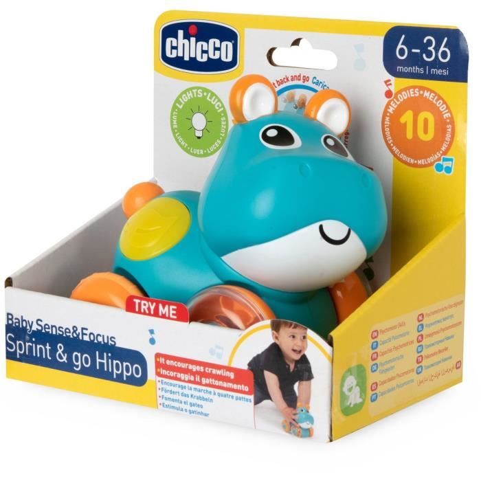 CHICCO - Hippo Sprint&go - Blue and orange - From 6 months