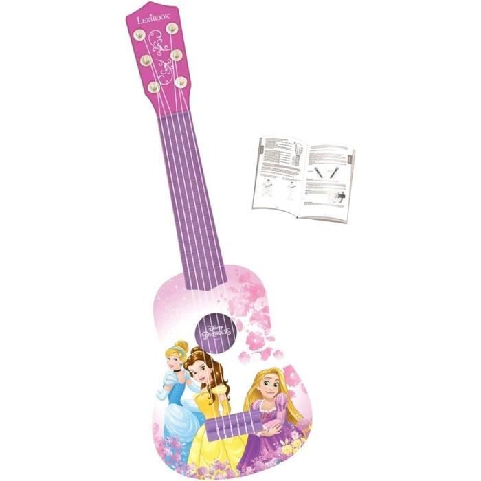 LEXIBOOK - DISNEY PRINCESSES - Children's Acoustic Guitar - Height 53 cm