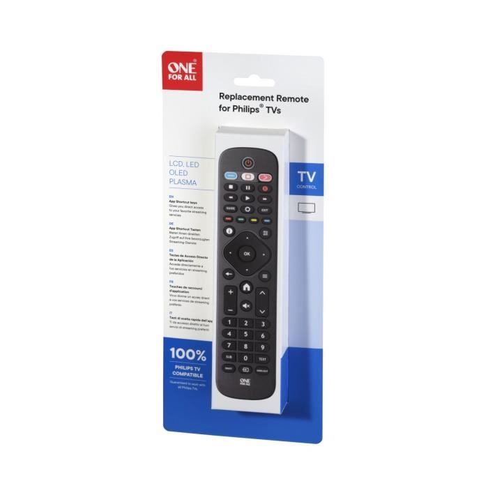 ONE FOR ALL URC4913 - Replacement remote control for Philips TV