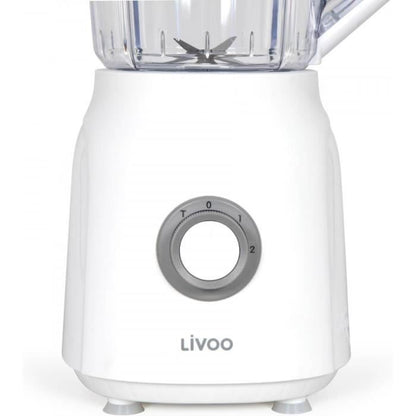 Blender - LIVOO - 1.5 L - 600 W - 22,000 rpm - 2 speeds - Turbo white