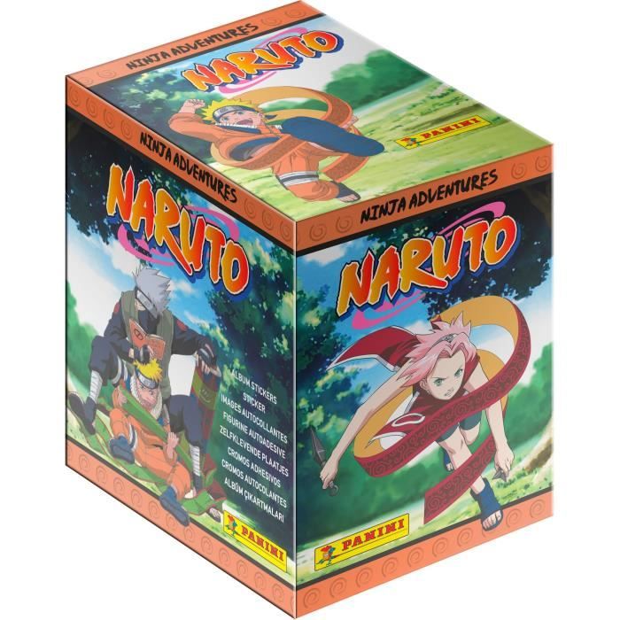 Box of 36 sleeves - PANINI - NARUTO - The adventures of a ninja - 180 stickers