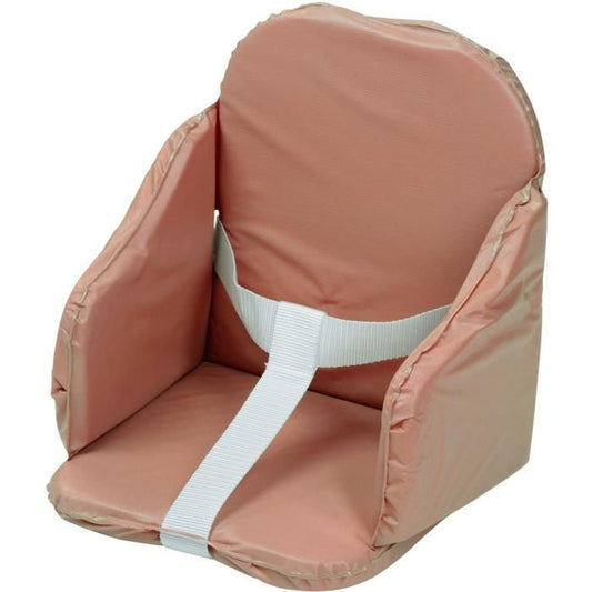 Chair cushion - TINEO - Straps - 27 x 26 x 33 cm - Brown sugar