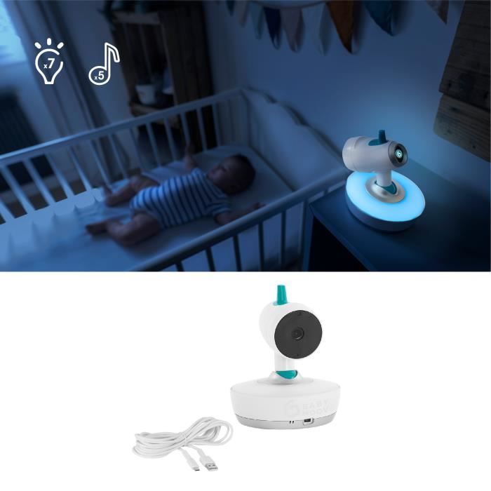 Babymoov 360 ° Adjustable Motorized Additional Camera for Yoo Moov Video Baby Monitor