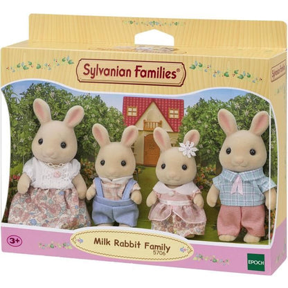 Miniature figurines - SYLVANIAN FAMILIES - 5706 - The Creme Rabbit family