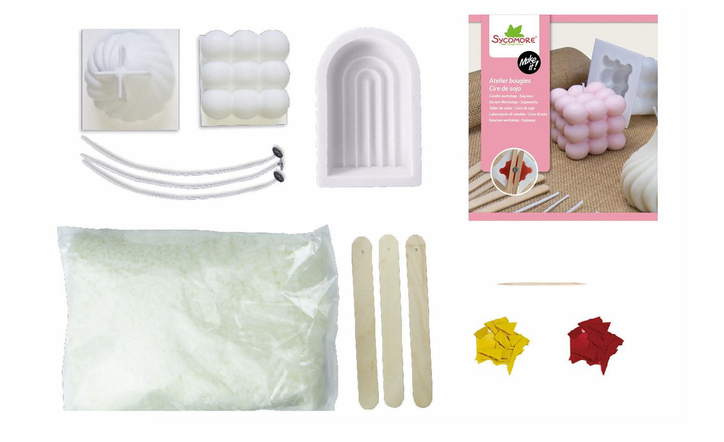 Sycomore - Realizes 5 candles soy wax