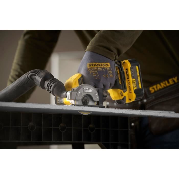 Mini Circular Saw - STANLEY FATMAX V20 - SFMCM300B-XJ - 75 mm Brushless - Lithium 18V - Without Battery