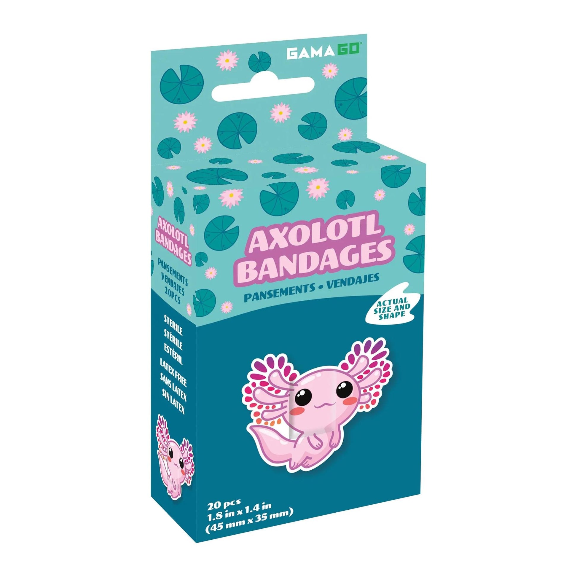 Axolotl Adhesive Bandages | 20 Count