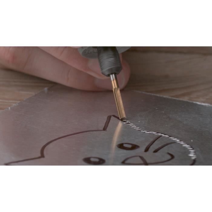 Strawberry in tungstene high longevity Dremel Max 9901 - Ø3.2mm cylinder