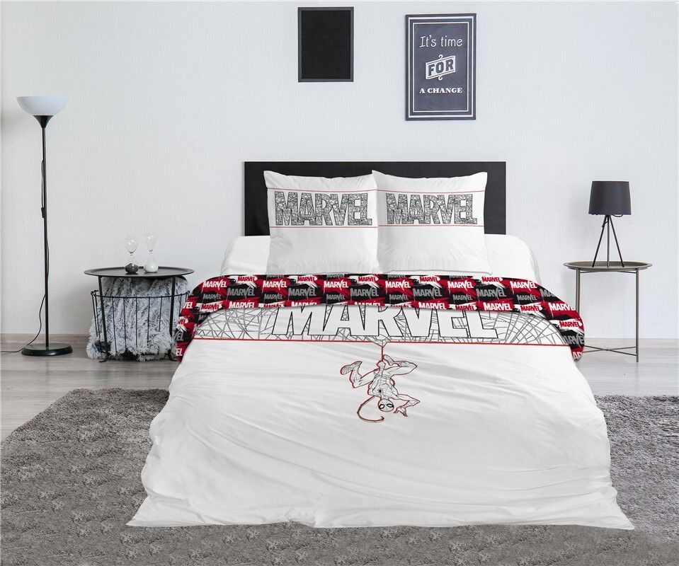 Marvel Spiderman cotton duvet cover bed 135cm