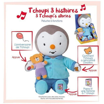 T'CHOUPI Plush Tell me a story ± 30 cm