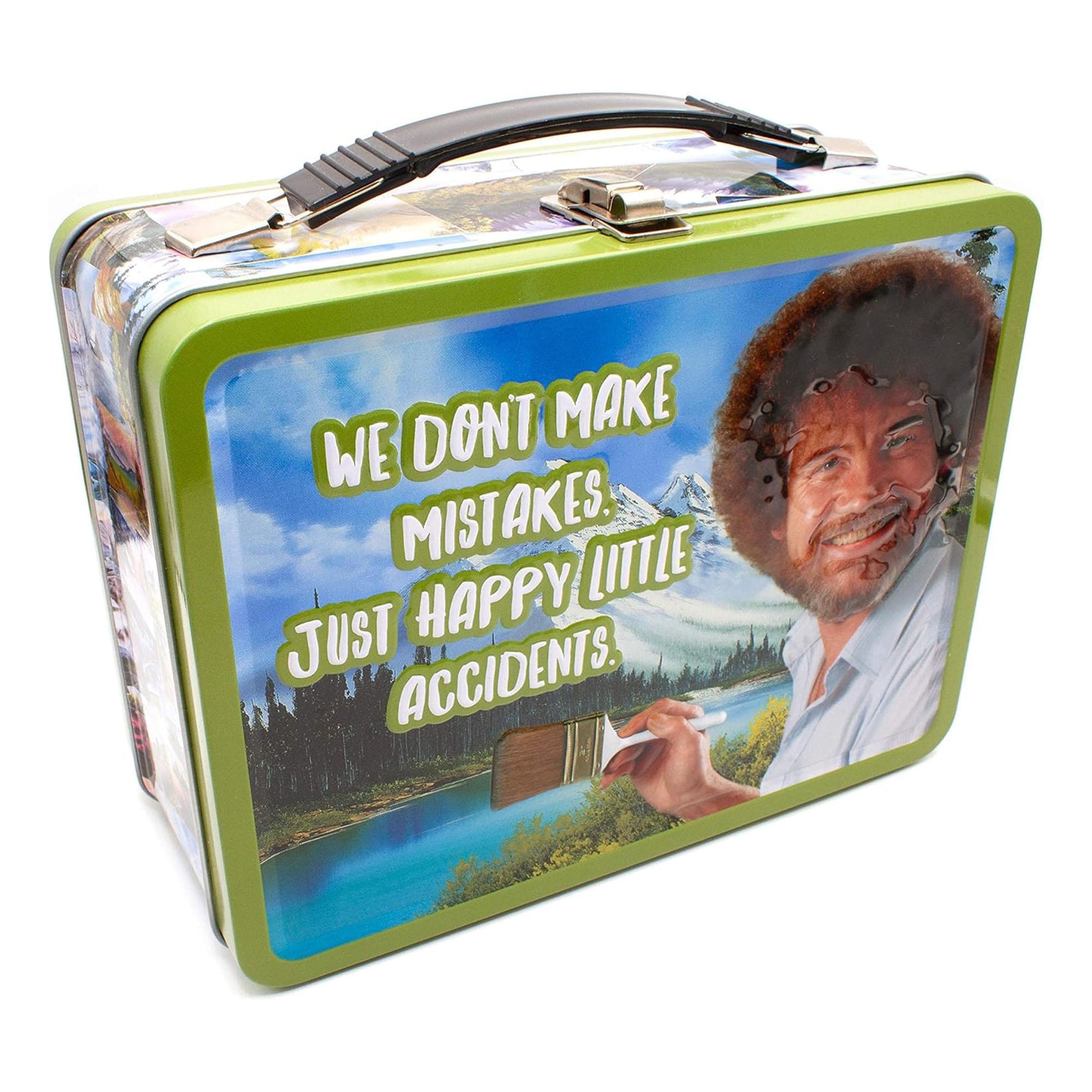 Bob Ross "Happy Accidents" Collectible Tin Lunchbox
