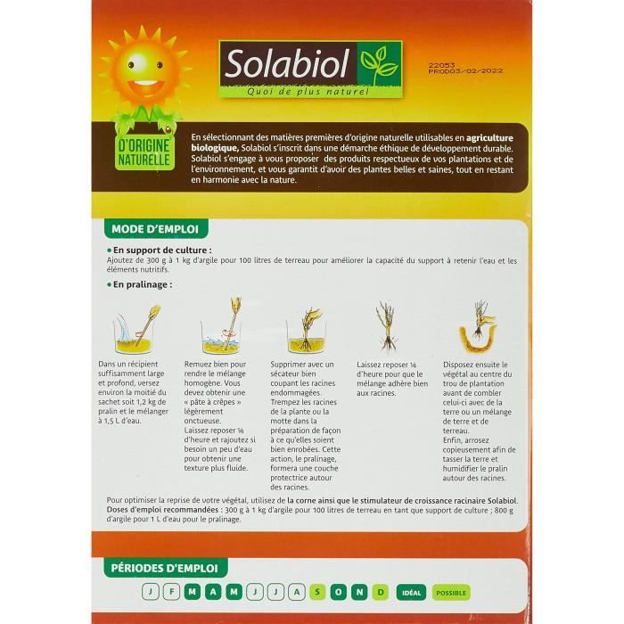 SOLABIOL SOPRAL3 Pralin With Green Clays - 2.4 Kg