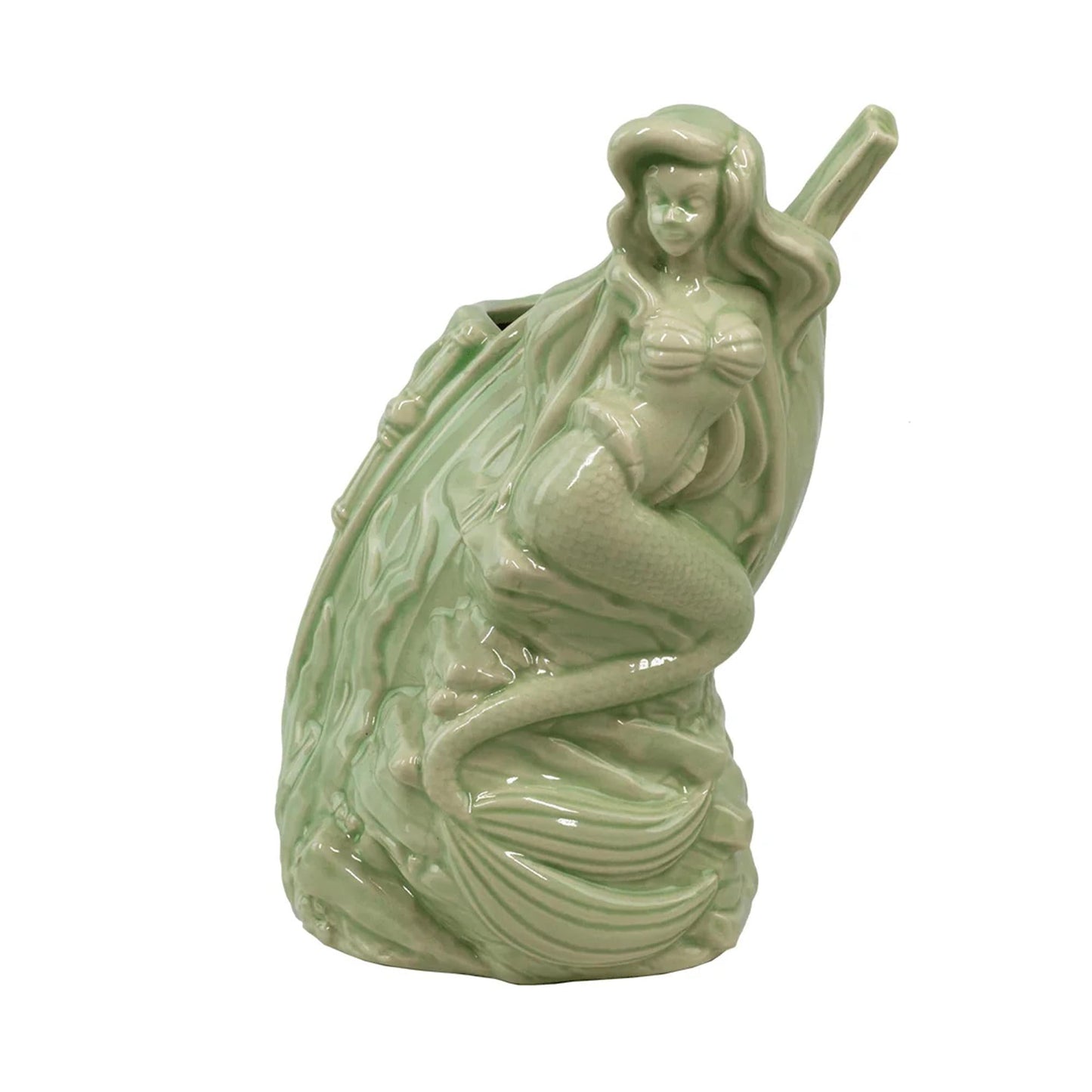 Disney The Little Mermaid Mondo Tee-Kis Ariel Green Ceramic Tiki Mug