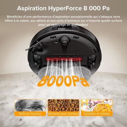 ROBOROCK QR 598 - Robot Vacuum Cleaner - 8000 Pa - Multifunctional Station - Anti-tangle