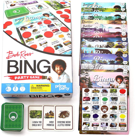 Bob Ross Bingo Party Game | Up to 16 Players