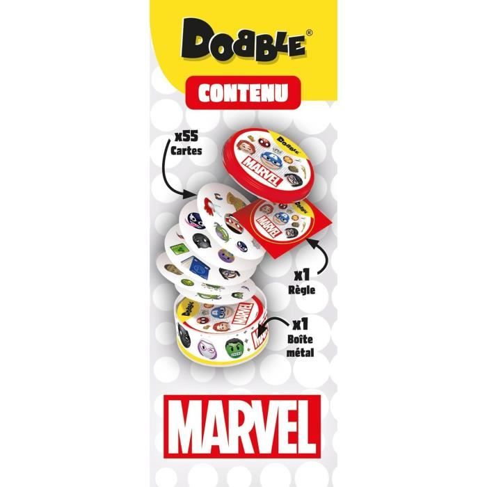 Party game - ASMODEE - Dobble: Marvel Emoji (Eco Sleeve) - 6 years old - Outdoor - Mixed