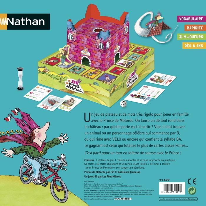 NATHAN - The Prince of Motordu Game - Board Game