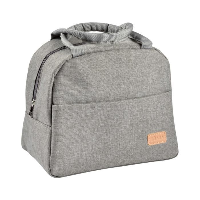 BEABA, Heather Gray Insulated Lunch Bag